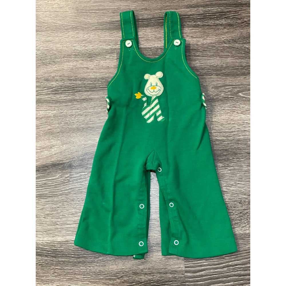 Vintage 70s Flared Overalls Sz 18m